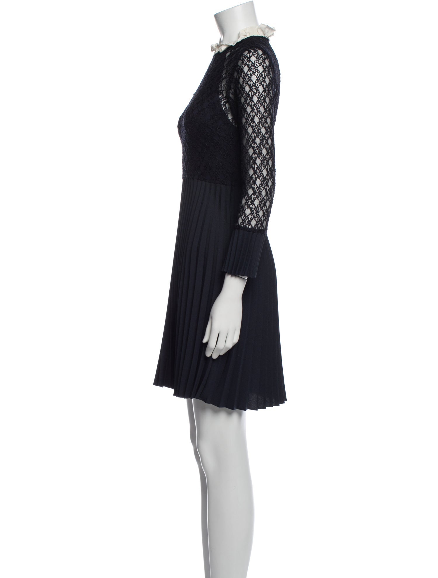 Sandro Lace Pattern Knee-Length Dress